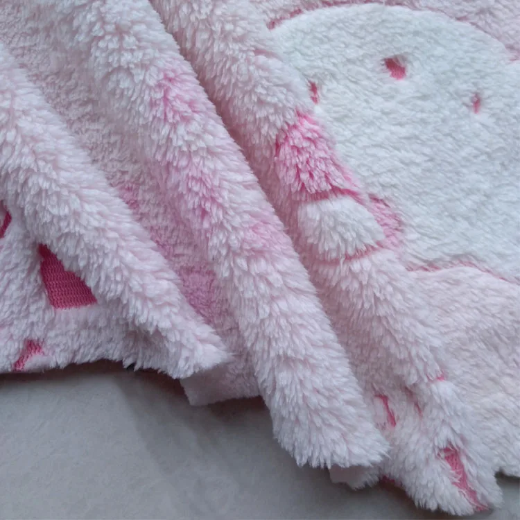 hello Kitty pattern style printed flannel fleece cute fabric for baby bedding