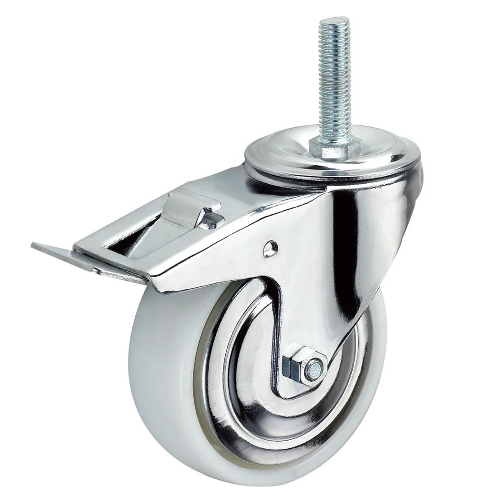 Нейлоновый ролик SS 3-дюймовые пластиковые колеса 3 4 5 6 8 дюймов европейский стиль