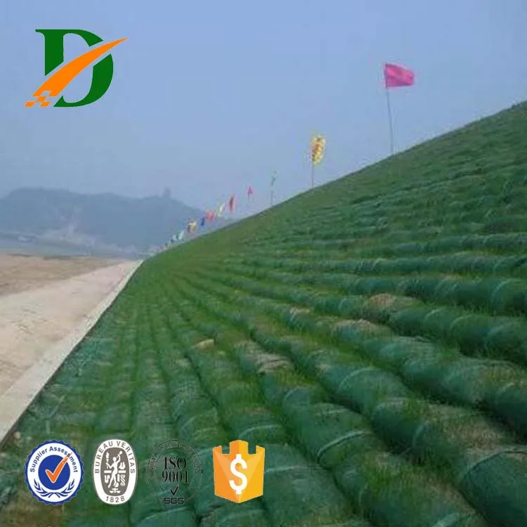 
PP geotextile bag for the construction of flexible ecological slopes 