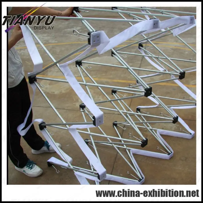 
Professional aluminum Pop Up Stand with PVC Banner Professional aluminum Pop Up Stand with PVC Banner