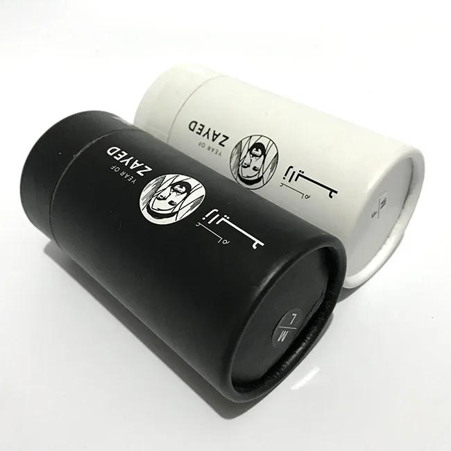 Cheap tube kraft paper round stand up cardboard tshirt gift box logo custom design logo tea packaging