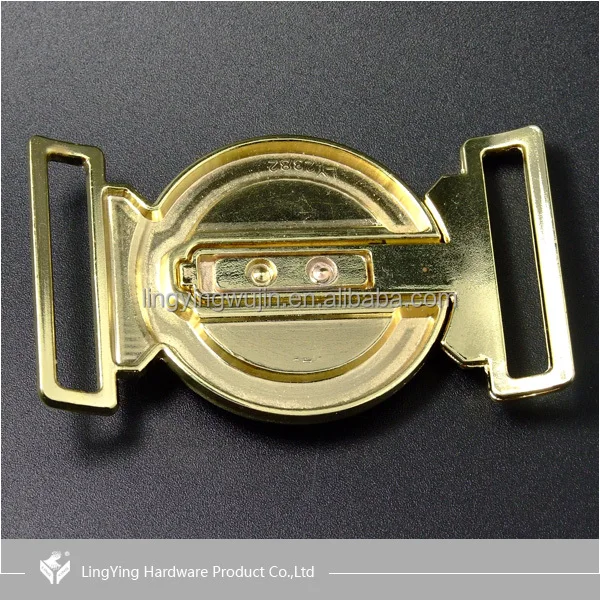 Western style high-class two joint double prong belt buckle