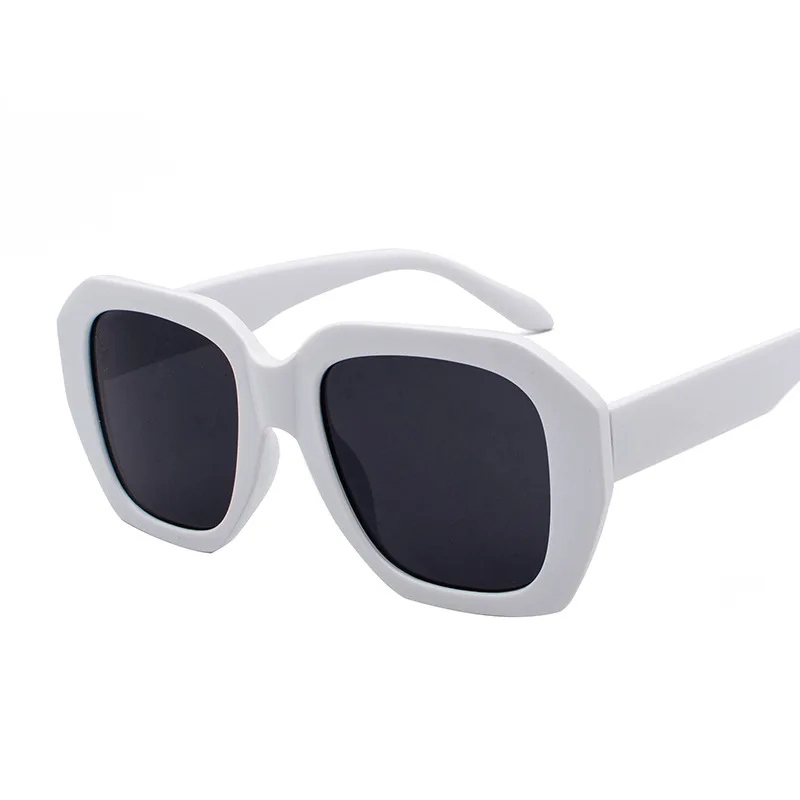 China factory wholesale new plastic big sun glasses unisex custom shades trendy oversized polygon fashion sunglasses women men