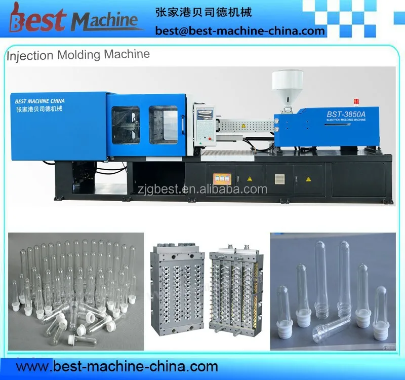 Bst 1400A оптовая продажа питающих пэт-преформ делая машину пластиковые машины литья под давлением / выдувные машины