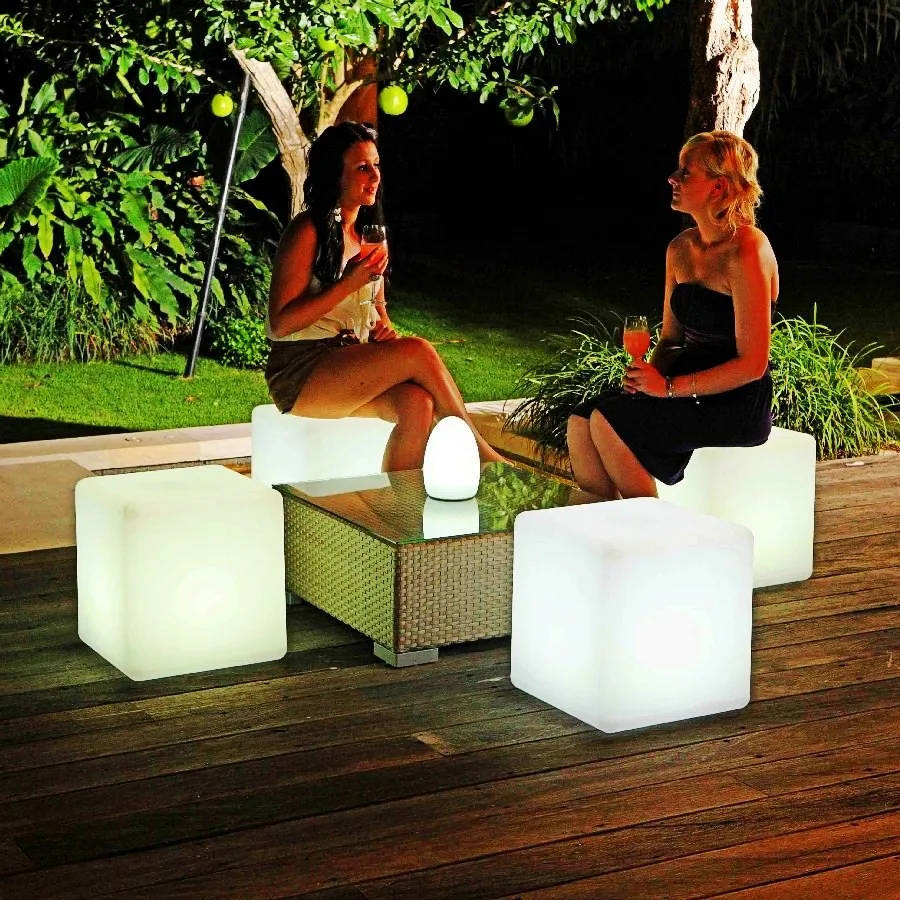 Illuminate Bar Cube Led Furniture Led Plastic Furniture Modern Plastic Cube