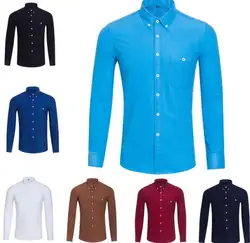 Factory customized OEM ODM burgundy navy black white mens corduroy shirt