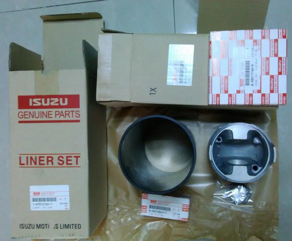 Distribute Excavator Diesel Engine Liner kit/ Liner Set for HITACHI/SUMITOMO/HIN/MISTUBISHI/KOMASTU/YANMA/VOL/CAT/CUMINS/DAEWO