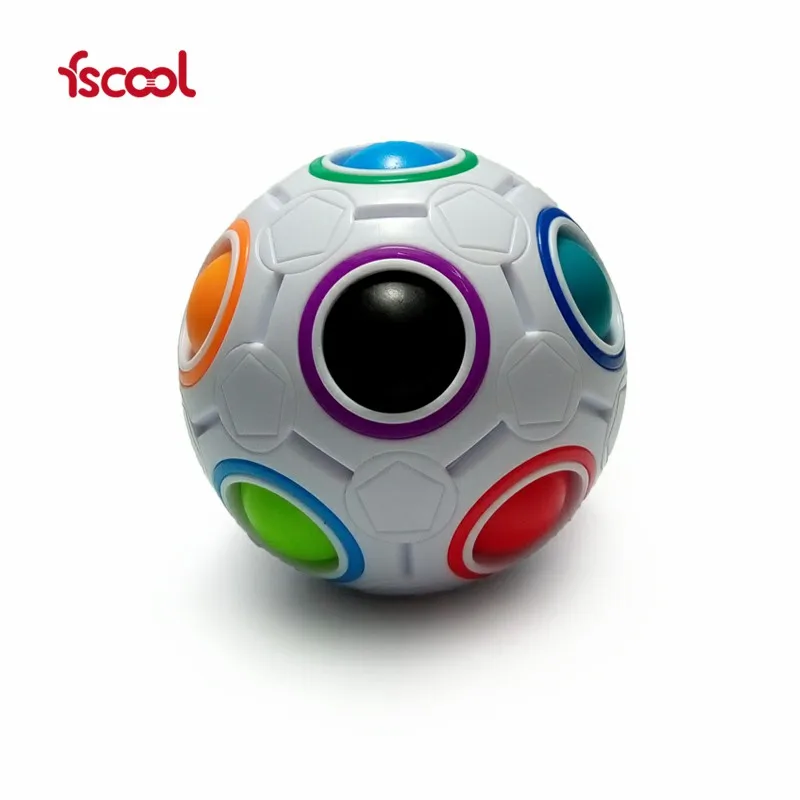 2017 код Магия радуги шар 70 мм Красочные головоломки мяч Развивающие игрушки магический куб