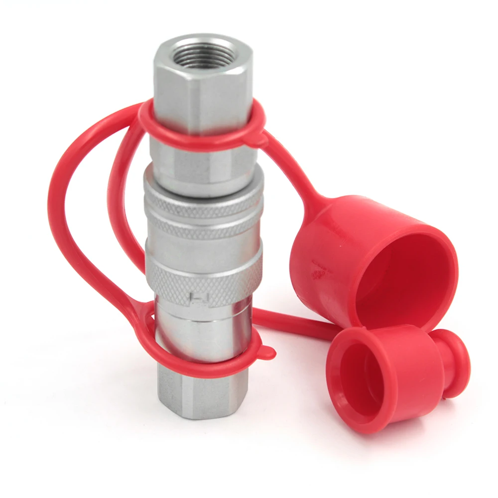 1/4 female pipe thread ISO 16028 Faster FFI interchange no leaks flush-face type male female hydraulic quick connect coupler