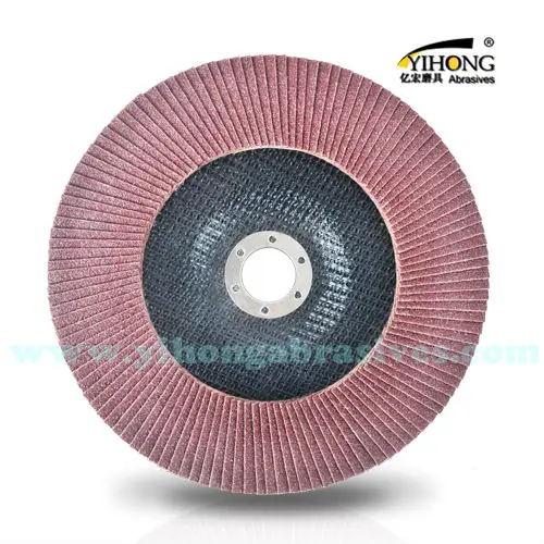 115 mm 60 grit  aluminium oxide flap disc for grinding and polishing