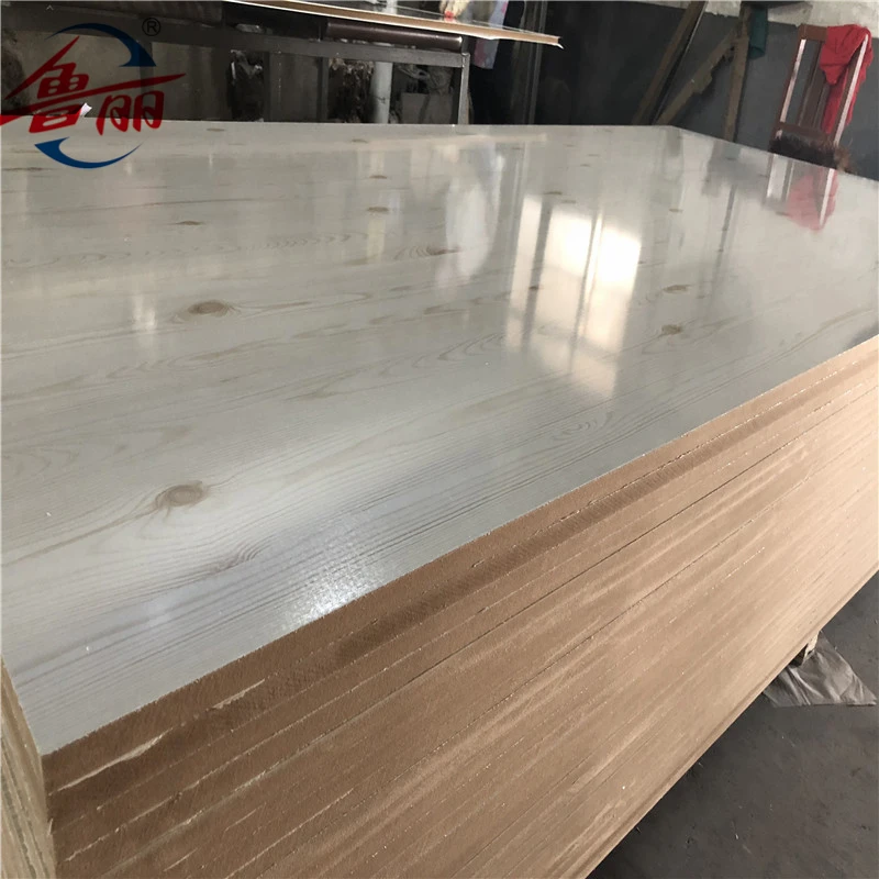 6/9/12/15/18mm White Melamine Face MDF For Furniture
