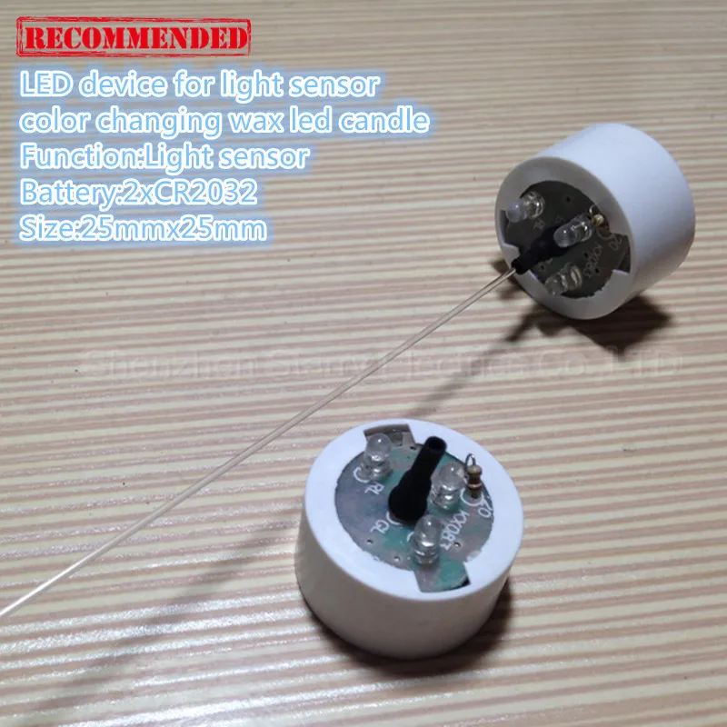 
led component for color changing candle components 