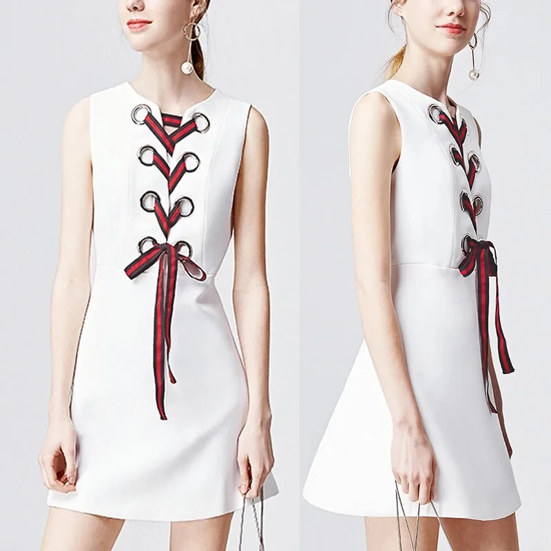  Фабрика одежды женские модные белые льняные Хлопковые Платья