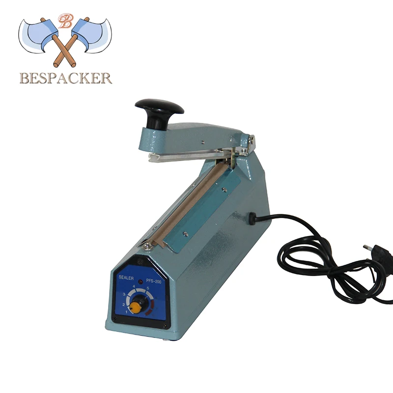 Bespacker PFS-300A aluminum body mini manual hand held impulse heat bag sealer machine