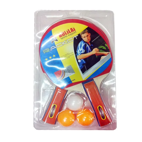 
inexpensive polar wood table tenns racket with 3pcs table tennis ball table tennis blade 