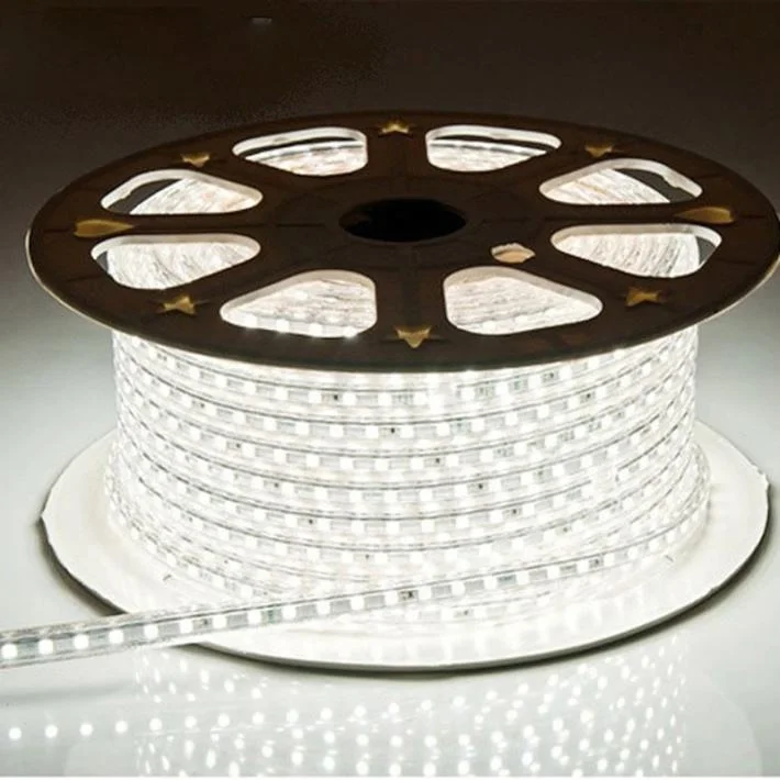 High voltage 50m 100m one roll smd 5050 cool white 110 volt led light strip