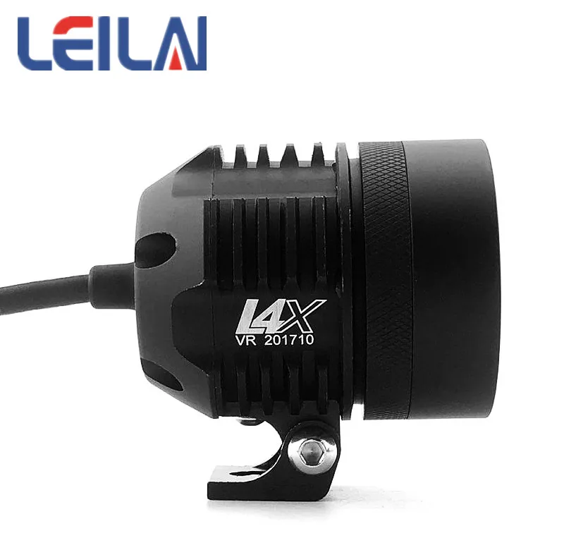 L4X 4500LM 6000K Auxiliary Working Lights Spot Beam LED Motor Headlamp