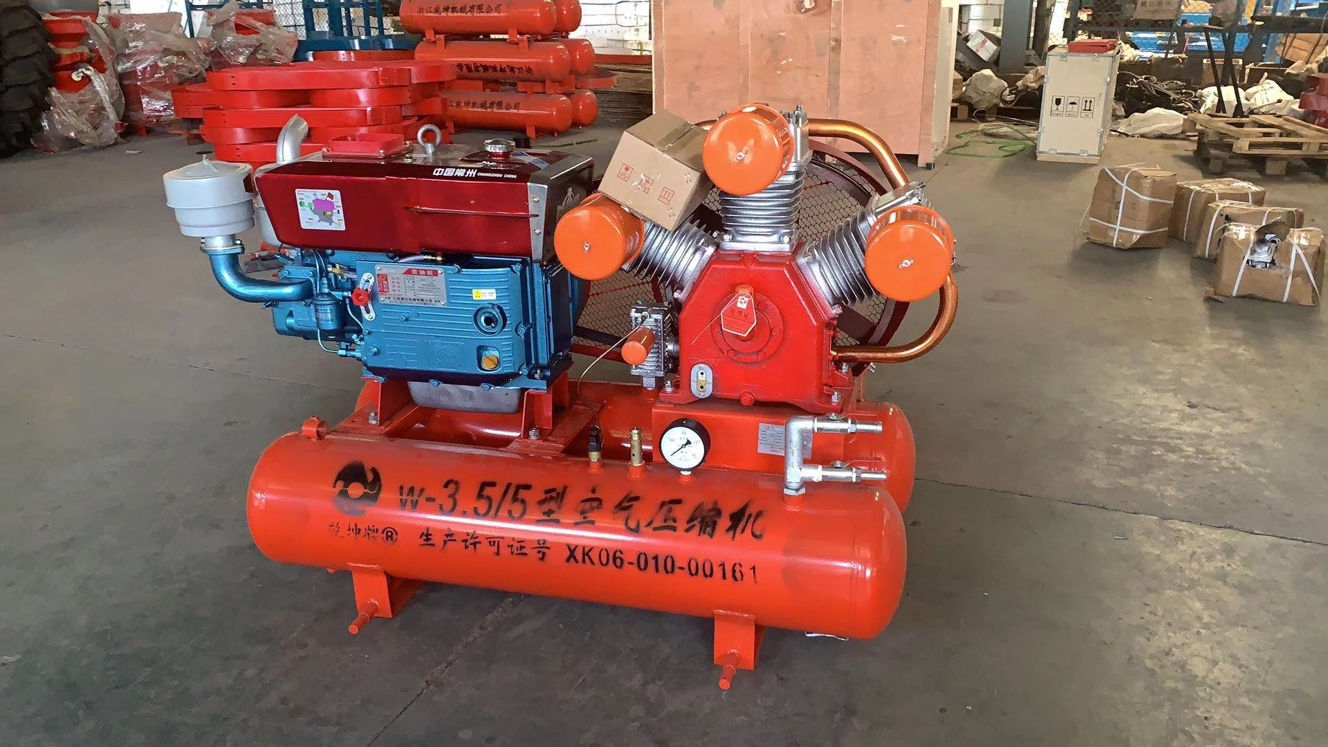 Industrial kaishan 100 cfm oil free heavy duty portable tire air compressor