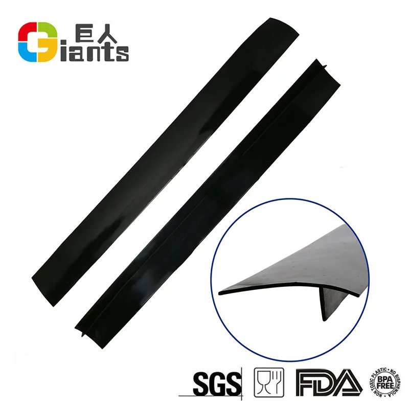 
21 inches and 25 inches Silicone gas stove counter gap cover to Seals Out Spills Between Counters,Stoves 