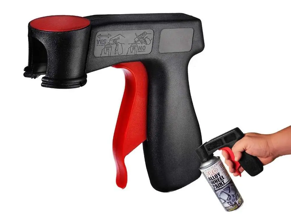 
spray gun handle for thermal car paint, spray can 