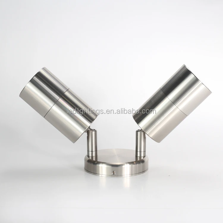 
Ningbo 316 Stainless steel double adjustable outdoor wall light fixture garden spot light IP65 
