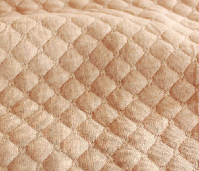 Soft Touch cotton Polyester Stretch Air layer warp knitting fabric