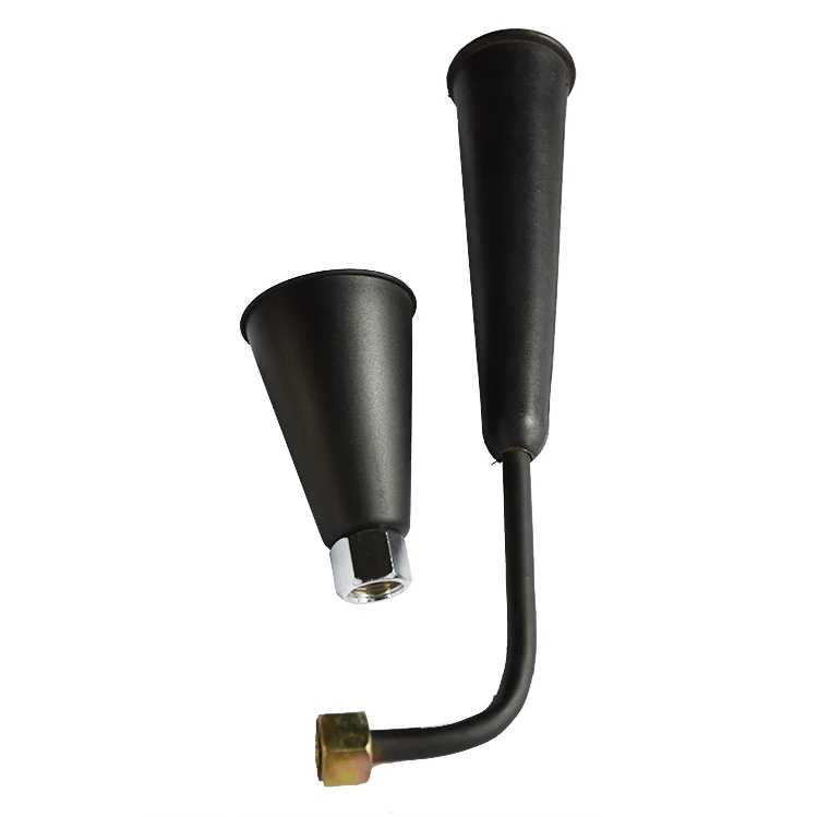 
black small portable fire extinguisher co2 empty gas cylinder 