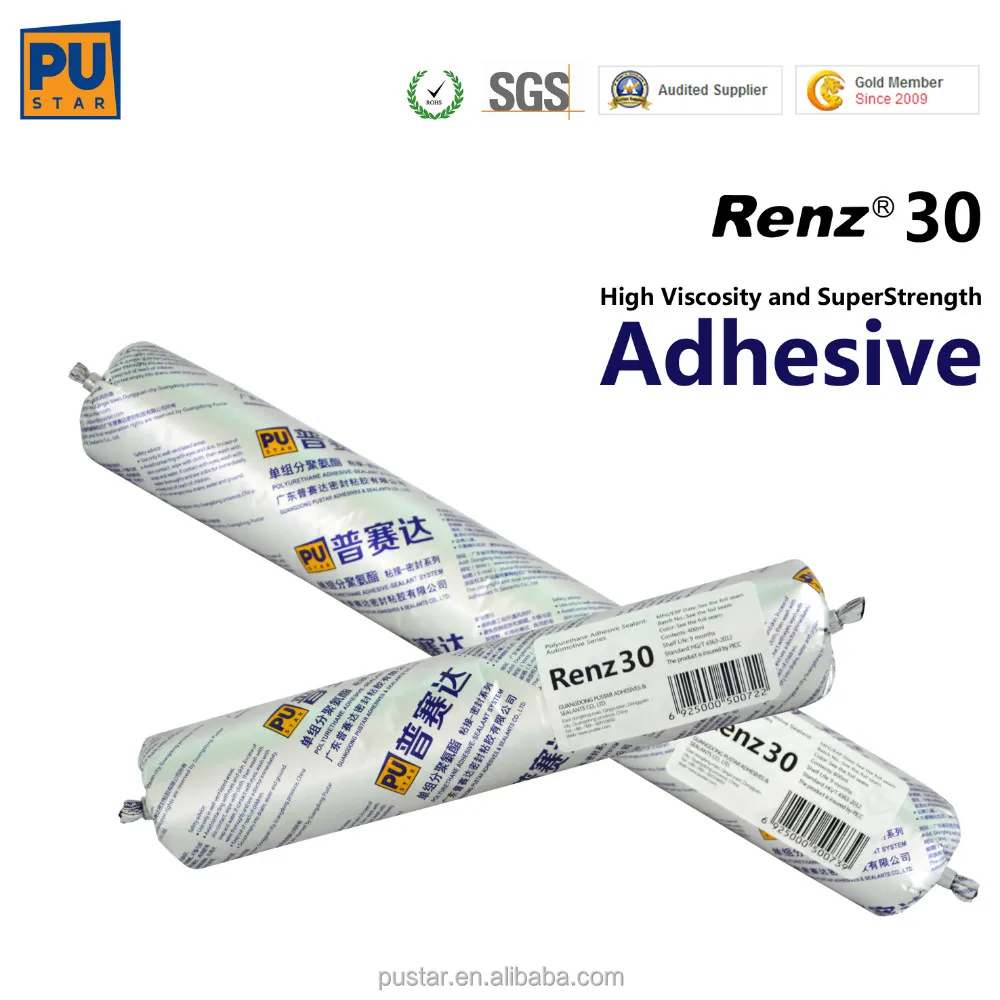 High Performance PU Sealant for Auto Windshield and Side Glass Sealing of Cars & Buses(Renz30)
