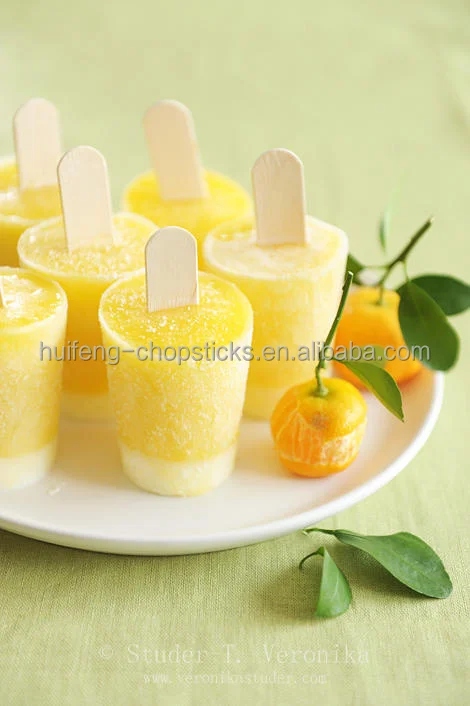 Food Grade Disposable Wooden Ice Cream Sticks