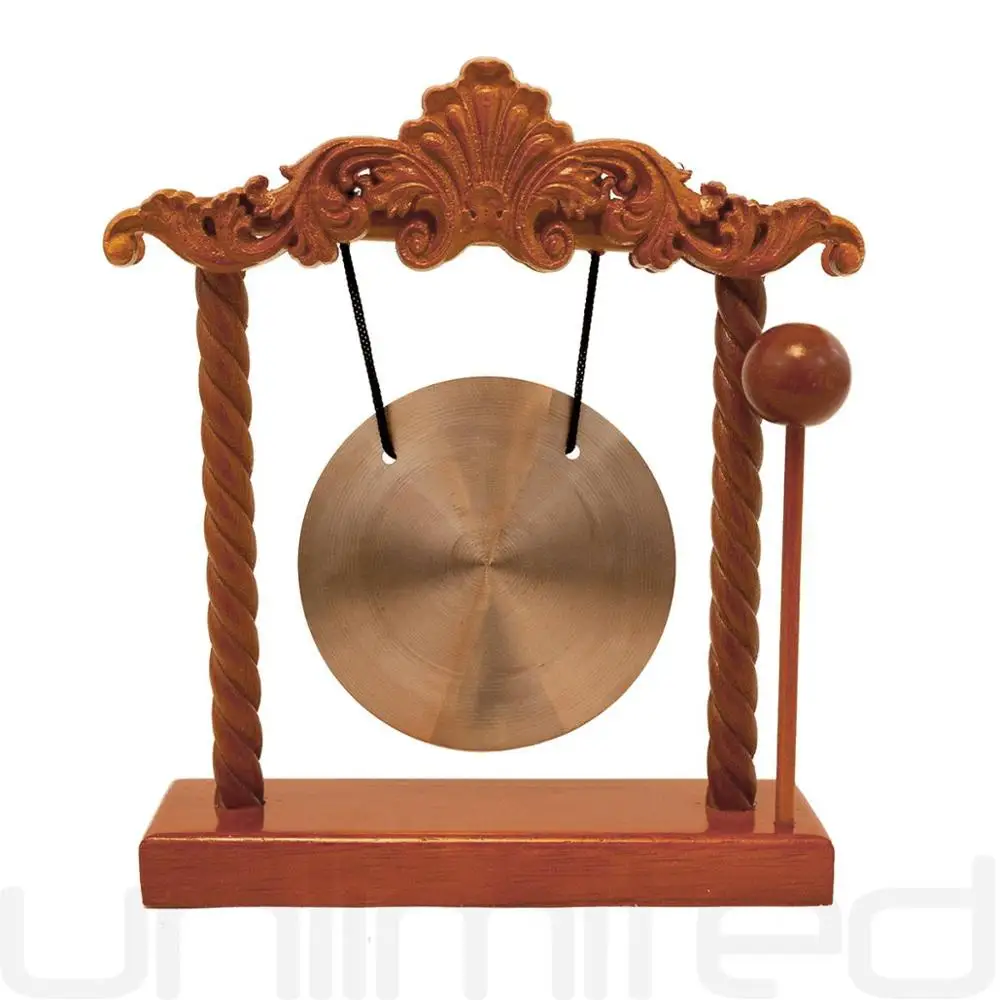 Wooden Gong Chime with stand
