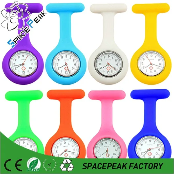 100% high quality New nurse silicone fob watch,nurse watch white