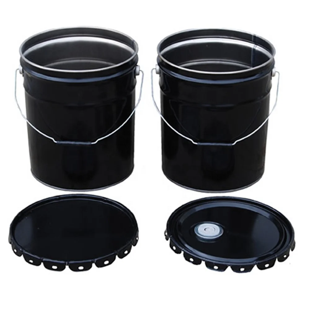 20L metal tin cap with lid and metal handle