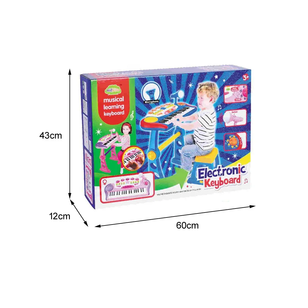 Children multifunctional musical instrument with microphone and MP3 wire electric piano toy kids.