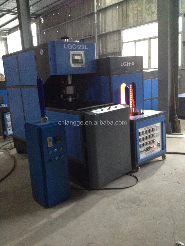 20L semi-automatic blow molding machine.5 галлон бутылка воды дуя, выдува пэт-машина