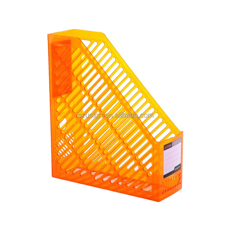 US-9881PS Transparent color Office File Rack