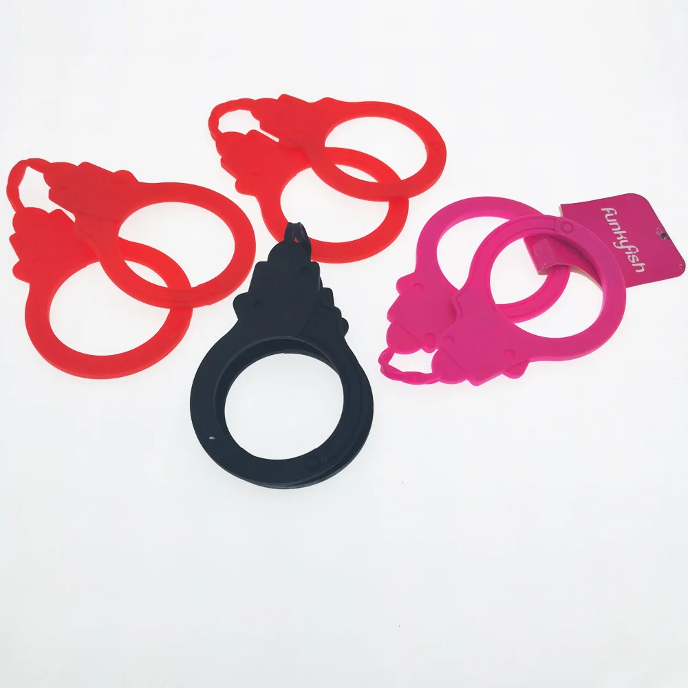 popular and eco-friendly cheap sexy silicone handcuffs