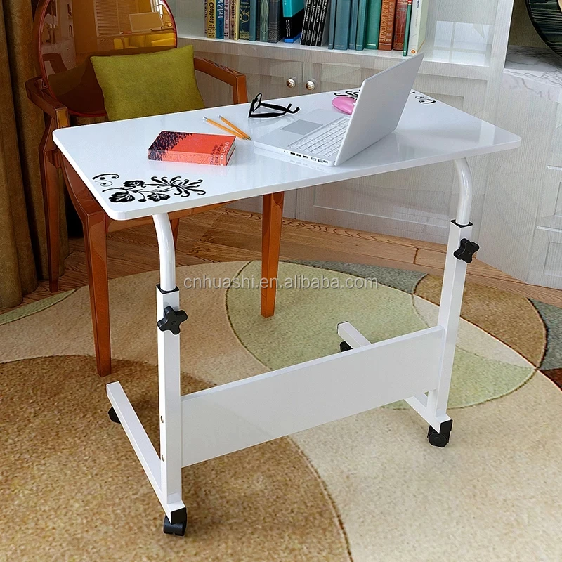 2020 Chinese Style Study Desk Multi-functional Mesa Height Lifting Table With Wheels