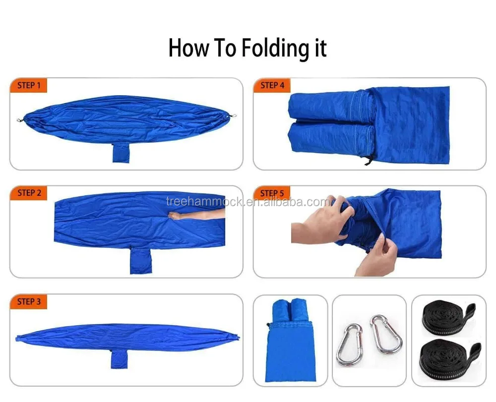 2023 new product Best Price Ripstop Parachute Nylon Portable Heavy Duty  Camping Hammock
