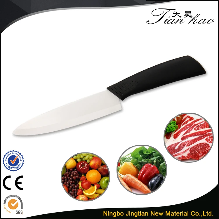 
6 Inch factory price high quality ABS handle kitchen paring ceramic knives 