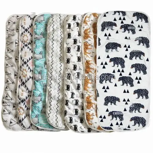 Baby Stroller cotton cushion reversible Seat Changing pad Portable Pad Baby Diaper Clothing pram mat