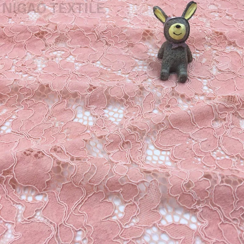 Элегантный дизайн, хлопчатобумажная кружевная ткань в стиле ретро с цветочным узором, шнуровка для ресниц, кружево для женского платья