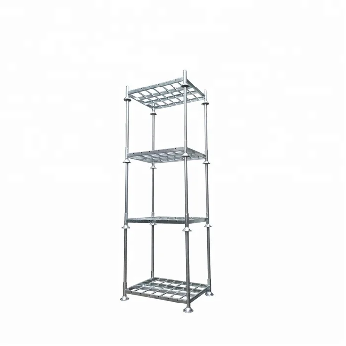Heavy duty 1500kg q235 steel metal galvanized warehouse stacking storage steel pallet rack