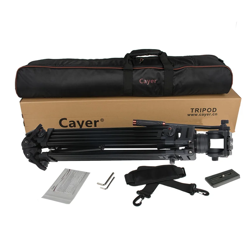 Cayer BV30H Professional Camera Tripod Brand Universal Tripod Video Camera Professional Video Heavy Duty Tripod Kit