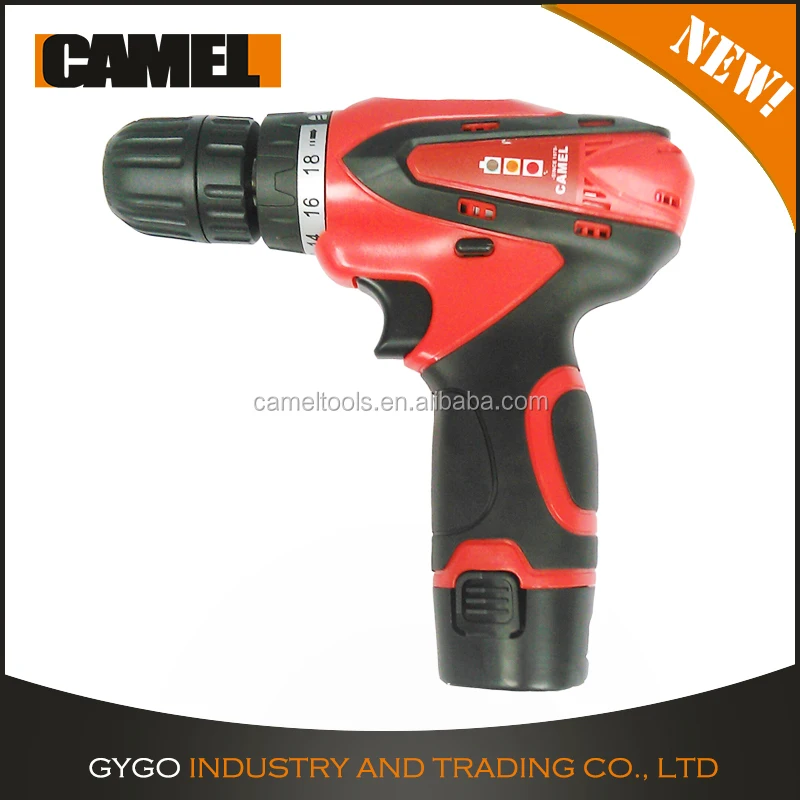 Новый стиль, популярная китайская беспроводная дрель, Аккумуляторная дрель со светодиодным фонариком, оптом