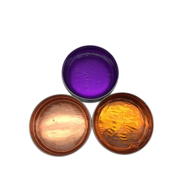 Free samples 100g tin jar free alcohol water based hair care pomade shinning professional salon use hair pomade