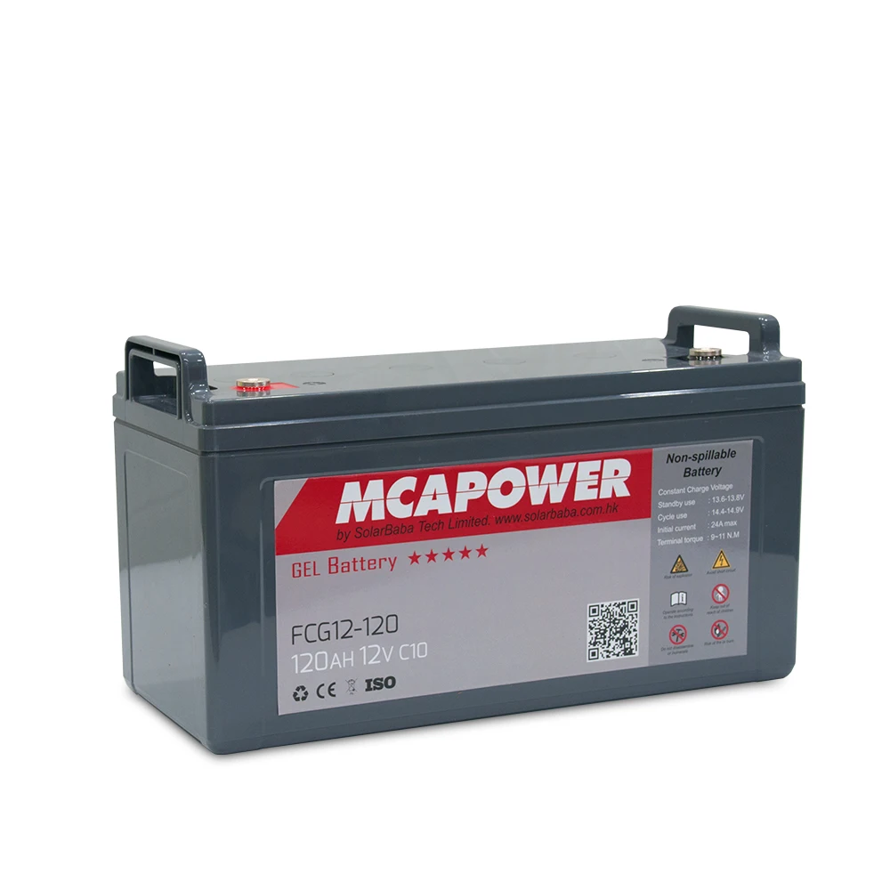 
Sealed lead acid gel battery agm 120 ah 12v solar battery 