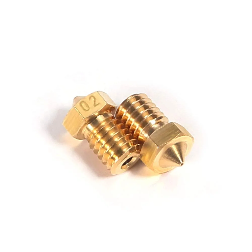 Brass V5 V6 3D Printer Nozzle 0.2  E3D V6 Nozzle