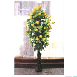 Simulation Lemon Tree For Decoration Factory Artificial Fruit Tree
