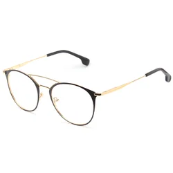 Dropshipping Retro Style Round Shape Women Men Metal Optical Frames China Wholesale Super Light Eyeglasses Frame