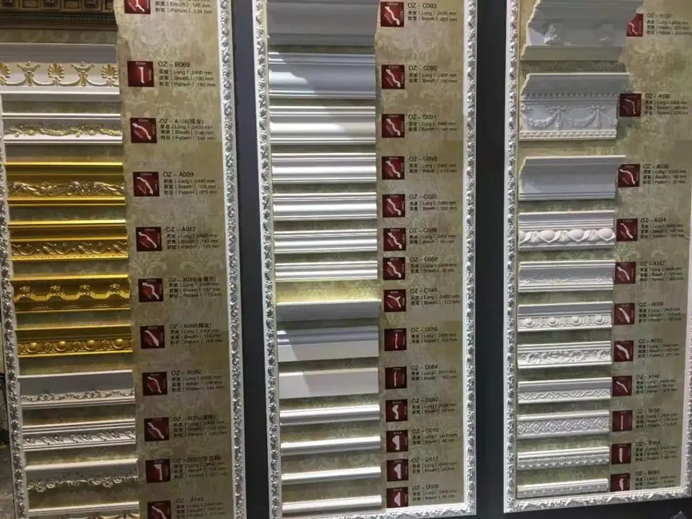 Polyurethane High Density Interior Wall Panel Decoration Pu Plain Corner Moulding